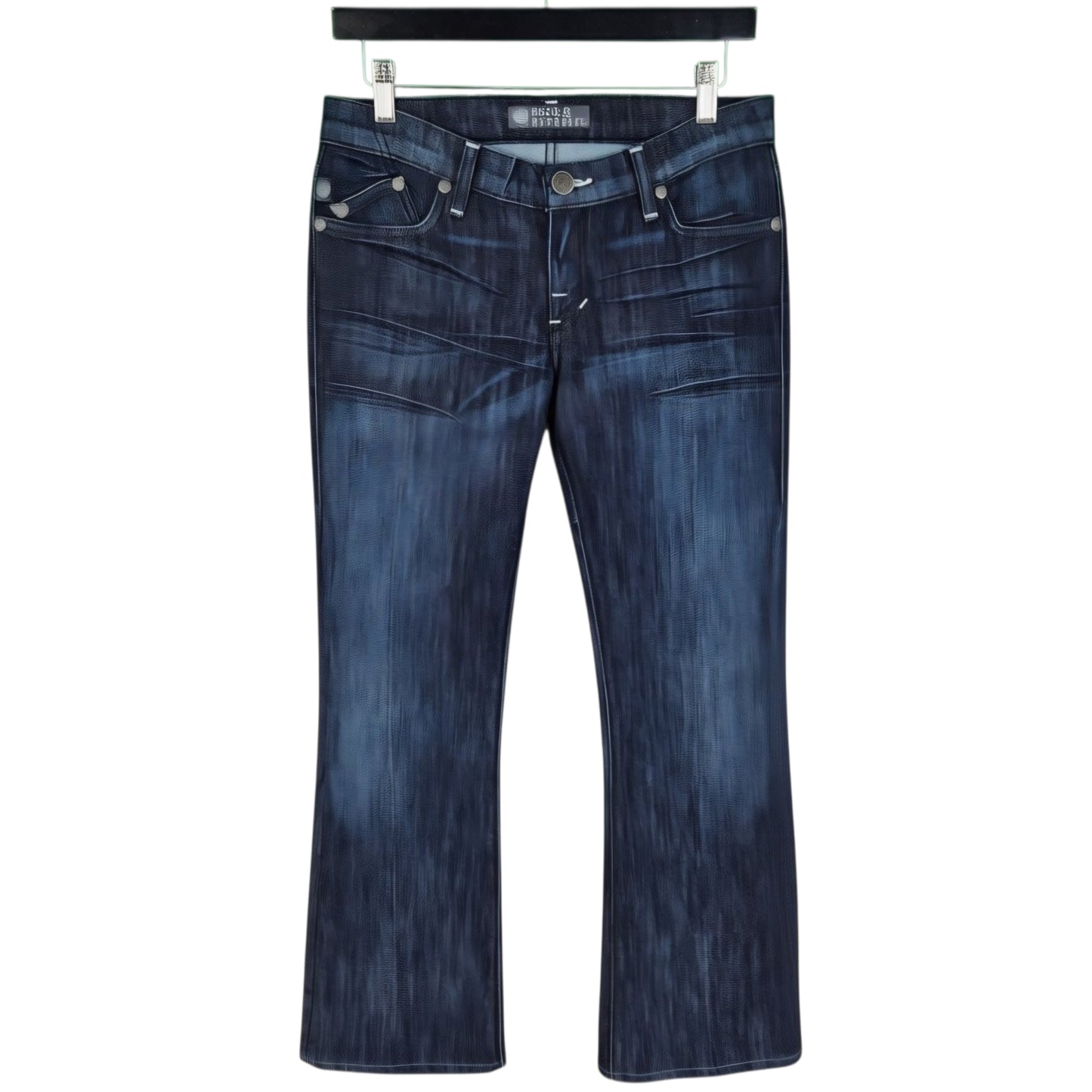 Rock & Republic Jeans Womens Dark Blue Low Waist Bootcut Denim W29