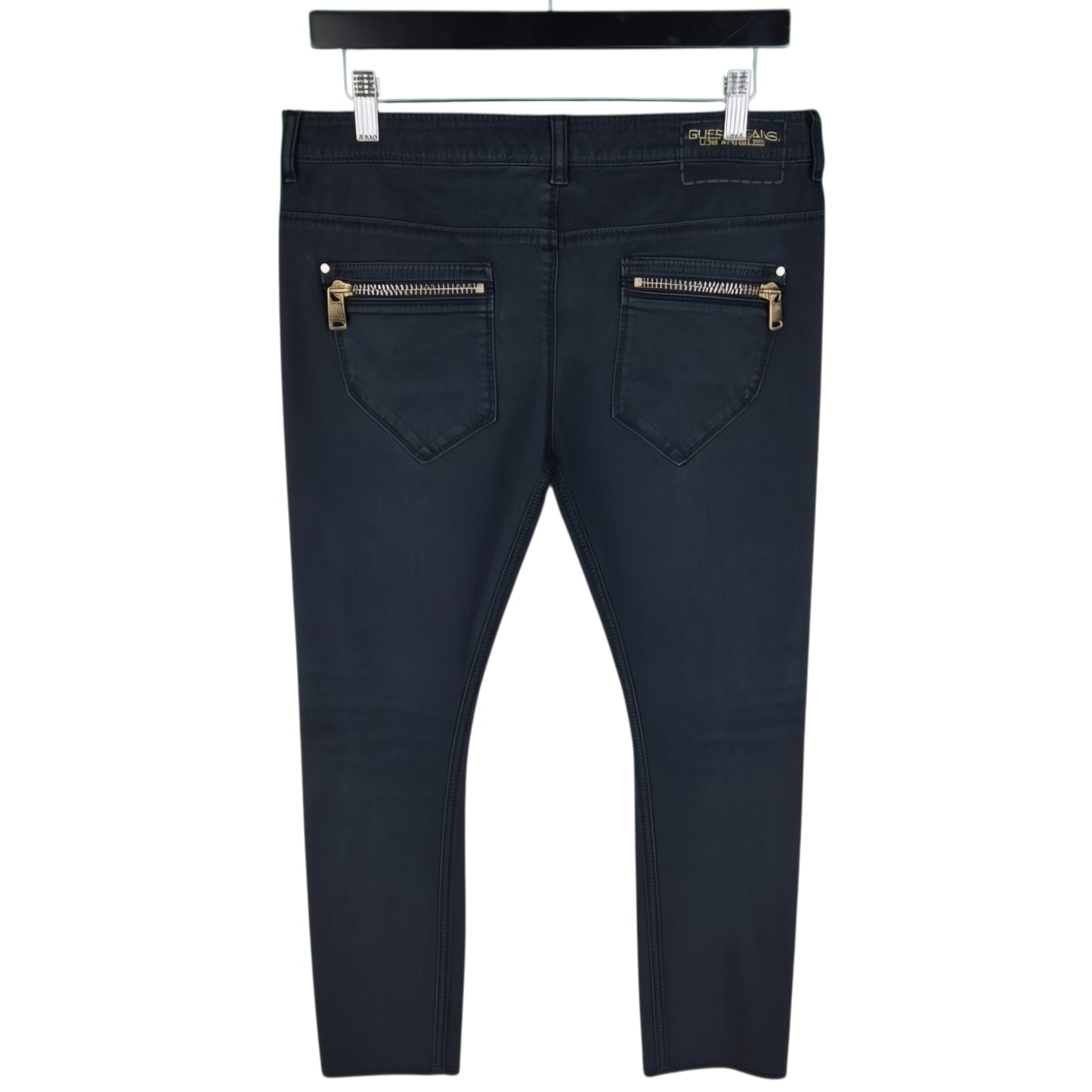 Guess Jeans Womens Black 3D Fit Cropped Pants W32