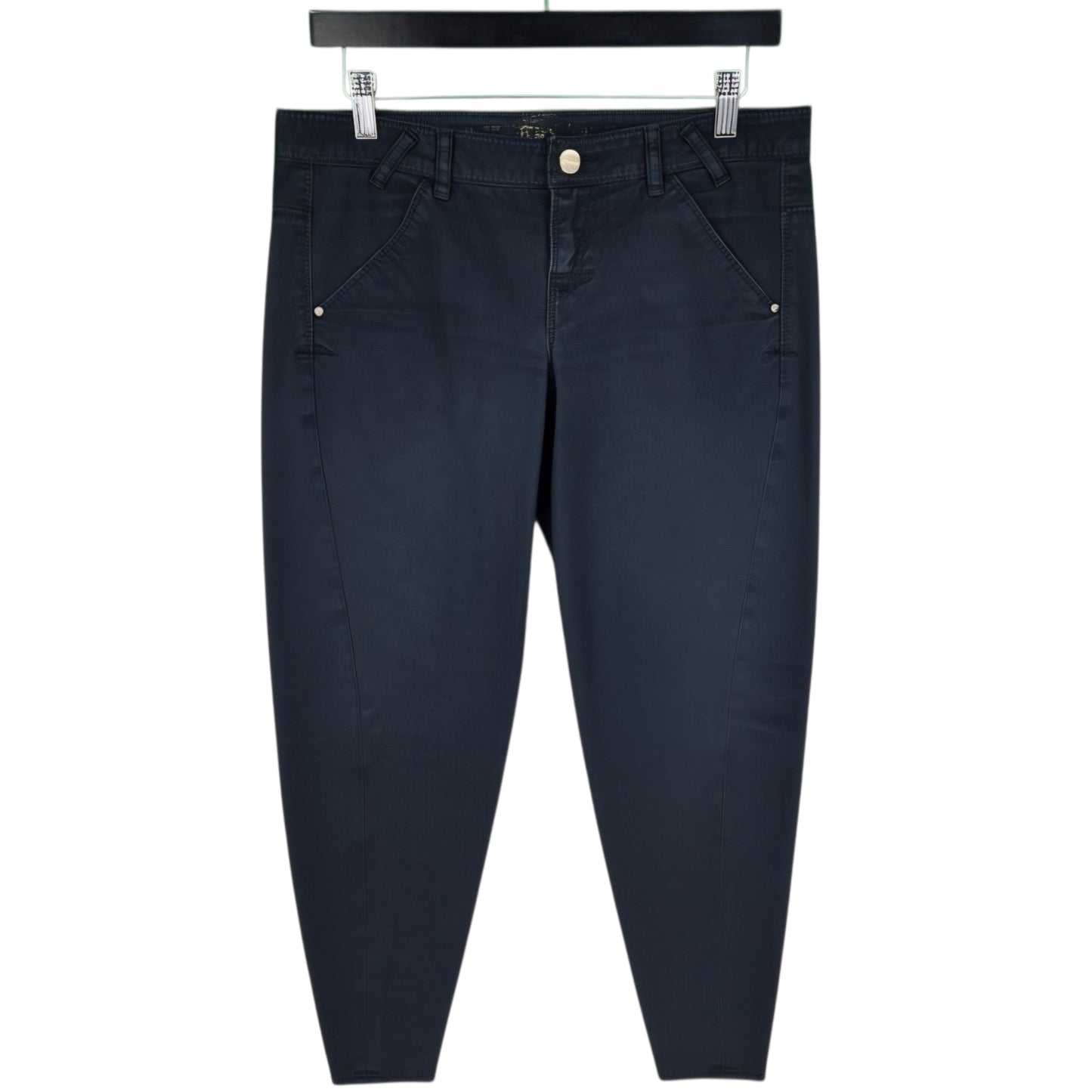Guess Jeans Womens Black 3D Fit Cropped Pants W32