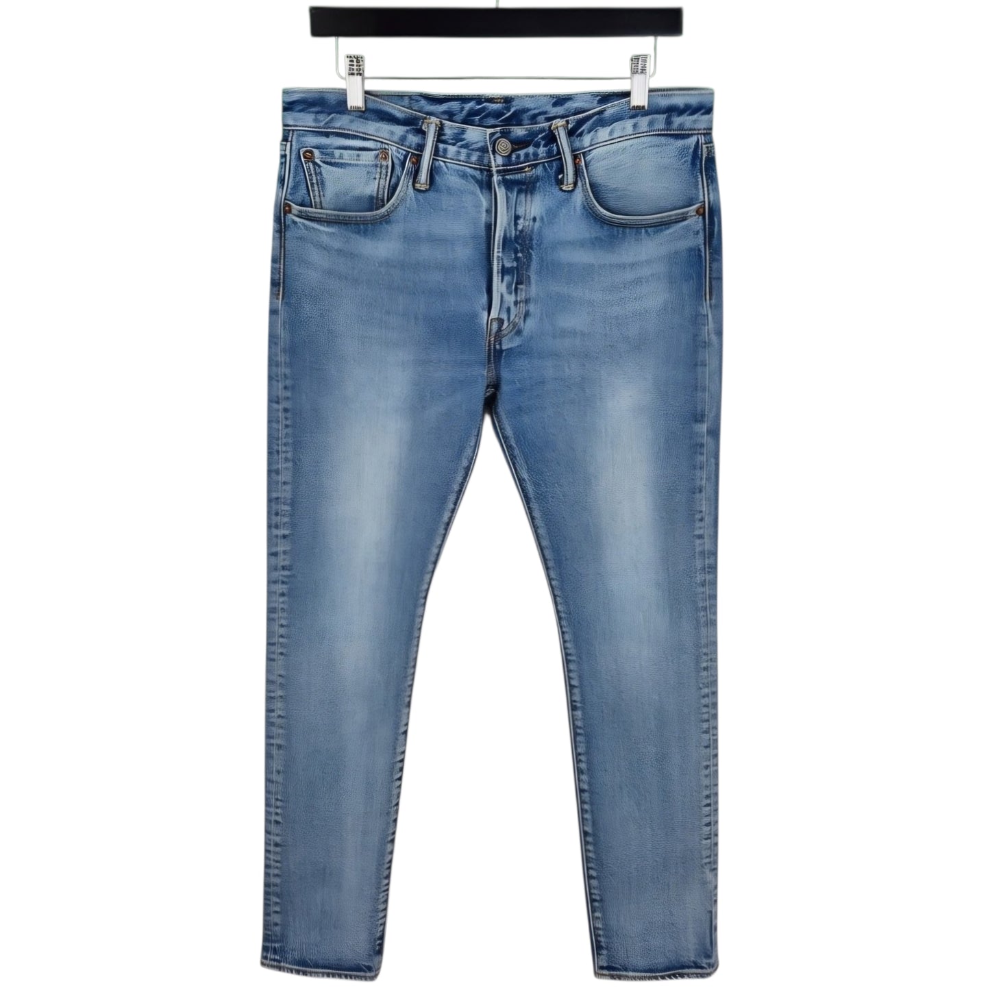 Levis 501 S Jeans Blue Heavy Slim Fit Denim W32