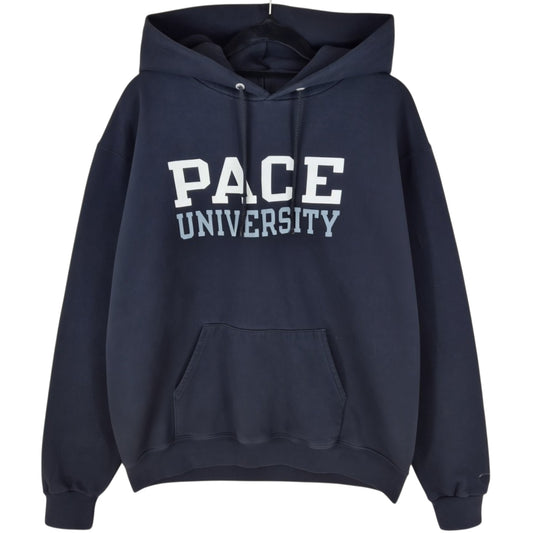 Champion Pace University NYC Black Hoodie Size M