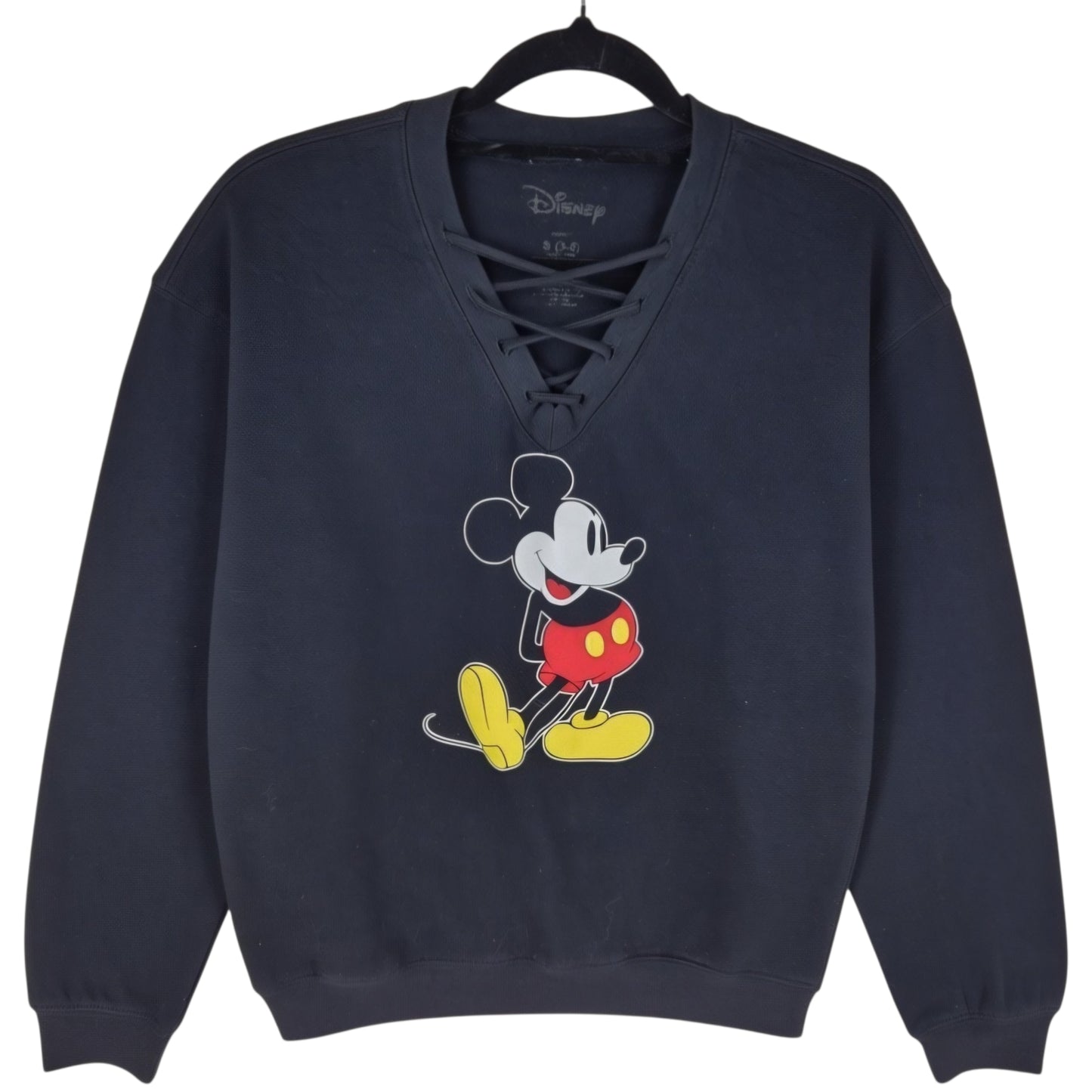 Disney Mickey Mouse Black Sweater Size S