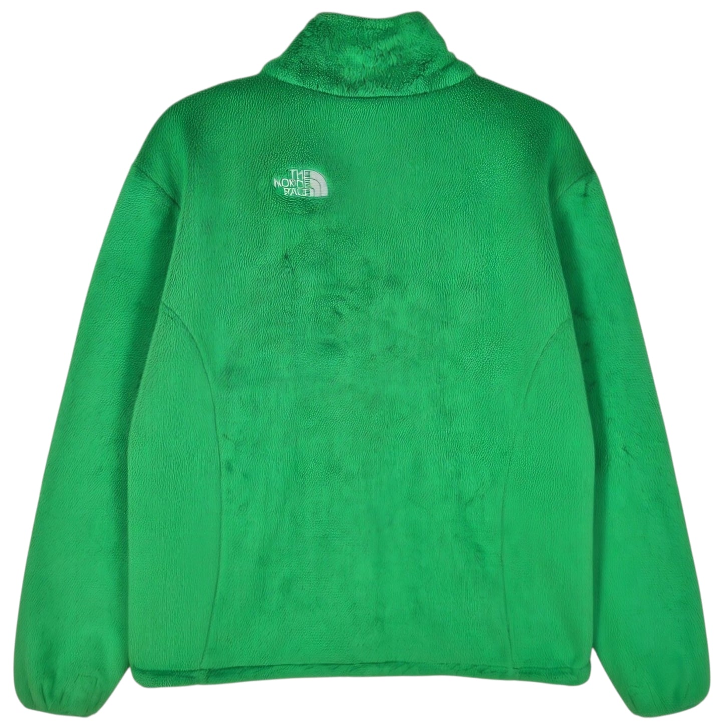 The North Face Womens Bright Green Fleece Zip Jumper Size XL