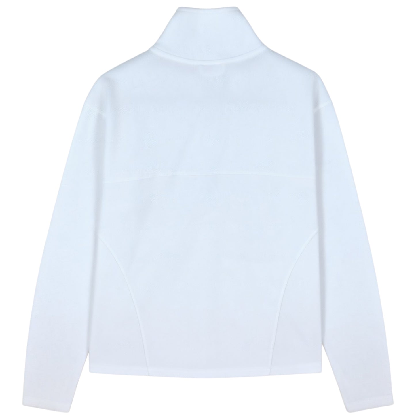 Nike Womens White Fleece Zip Jumper Size M