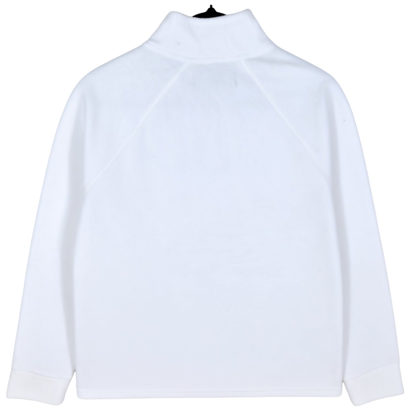 Tommy Hilfiger White Quarter Zip Fleece Jumper Size S