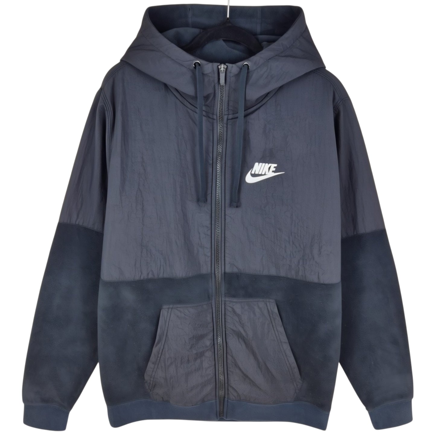 Nike Black Fleece Zip Hoodie Size S