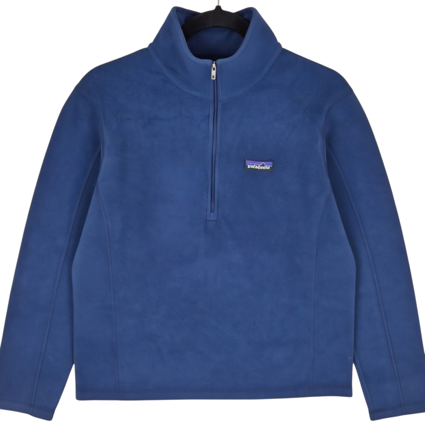 Patagonia Womens Dark Blue Half Zip Fleece Jumper Size L