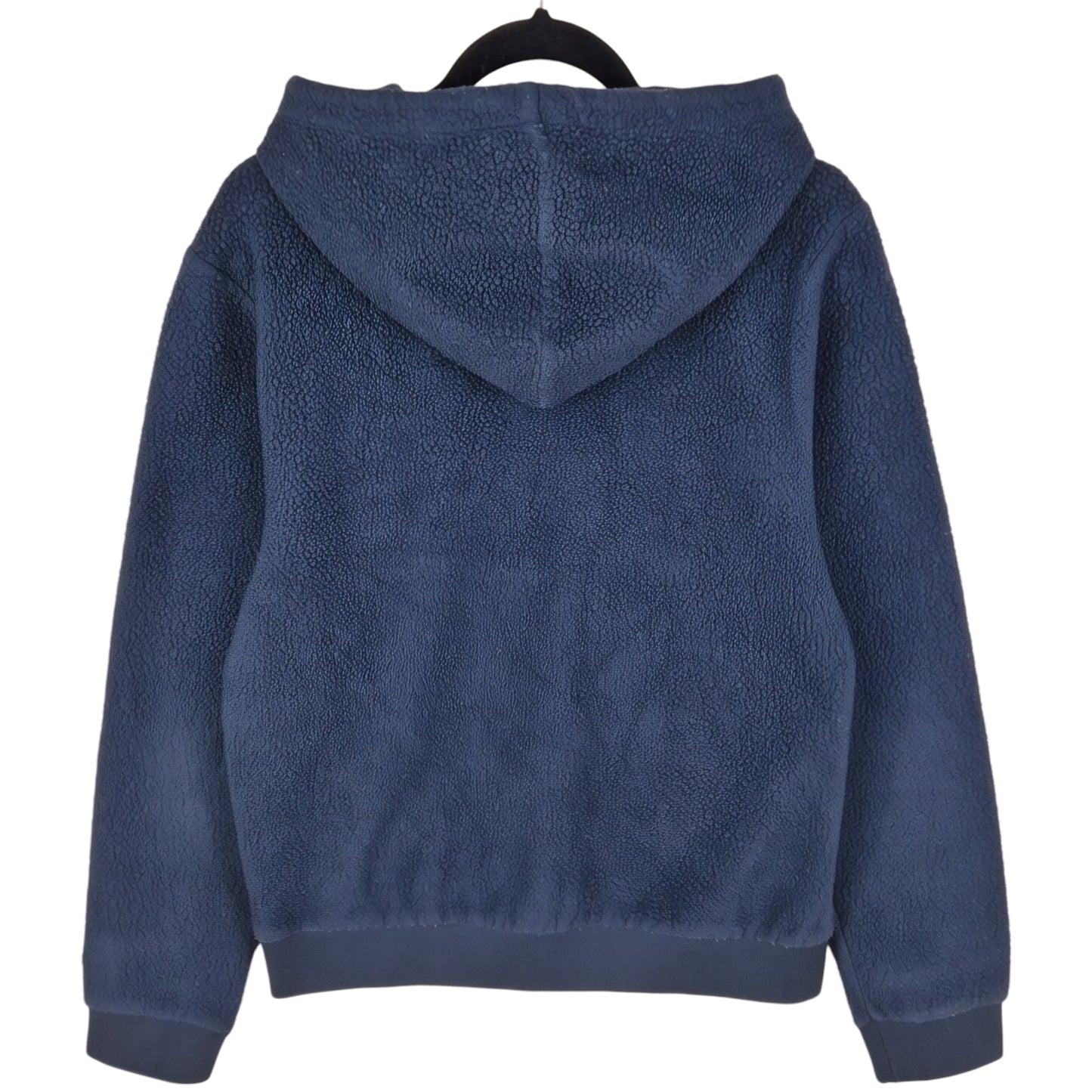 Champion Dark Blue Half Zip Fleece Hoodie Size S
