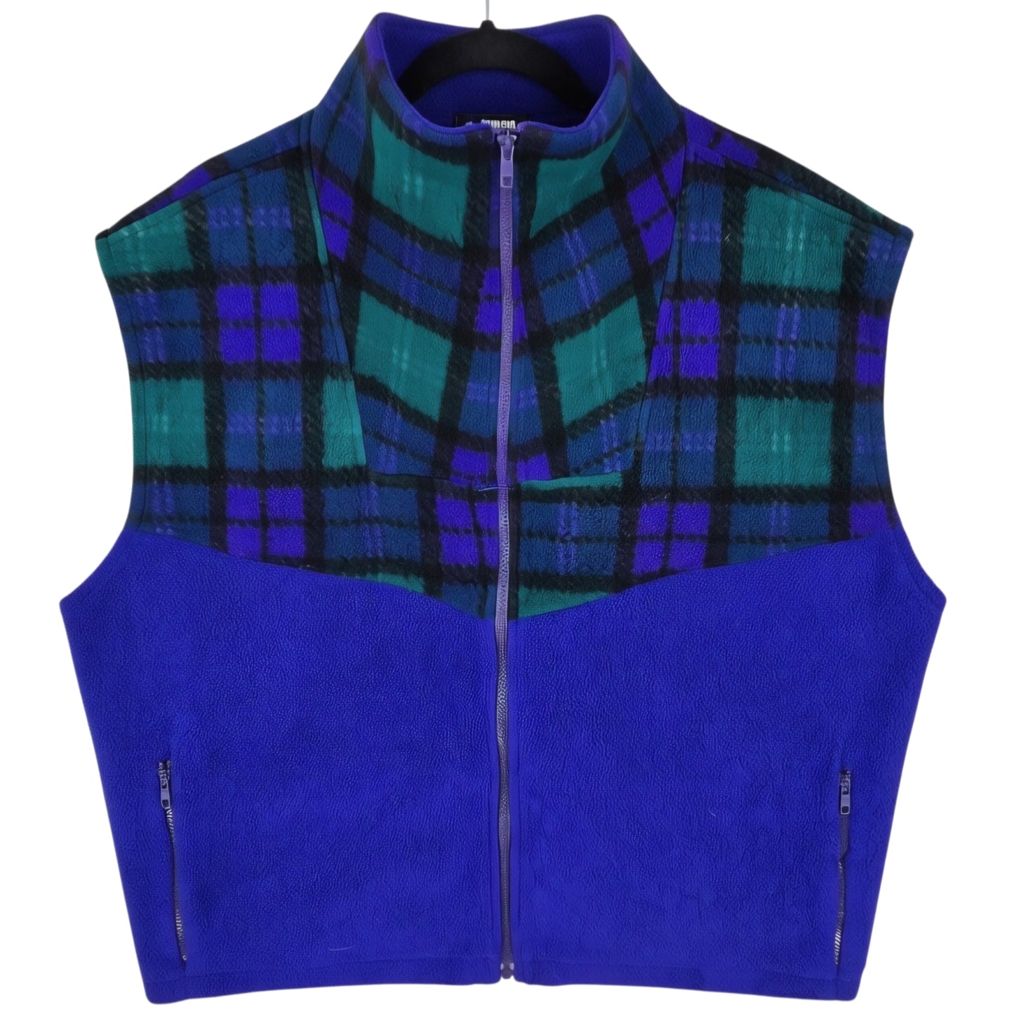 Vintage Willis James Yukon Fleece 90's Purple Fleece Turtle Vest Size M