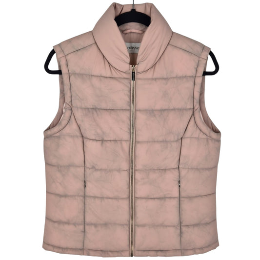 Calvin Klein Womens Pink Padded Vest Size M
