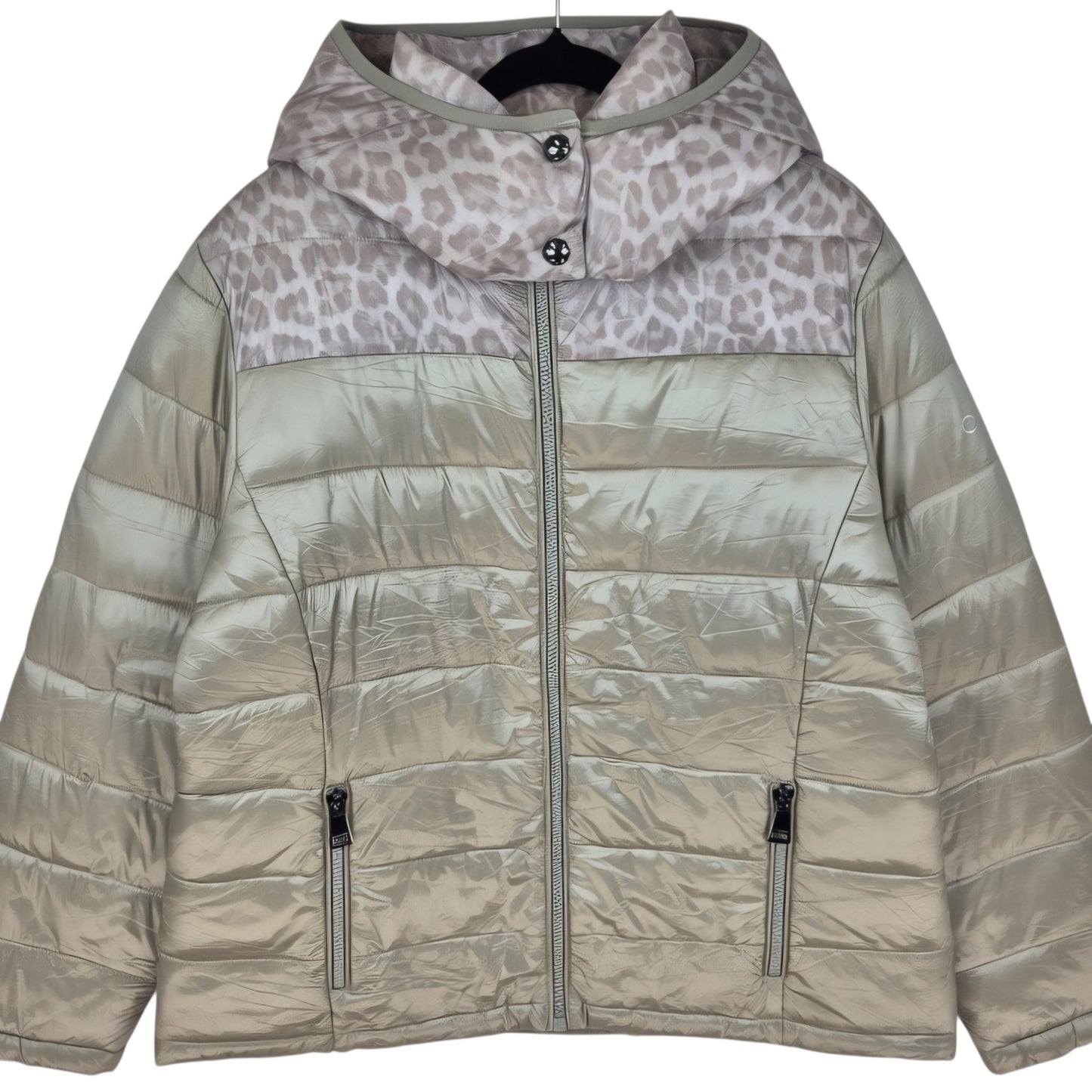 Calvin Klein Womens Gold Padded Jacket Size 2XL
