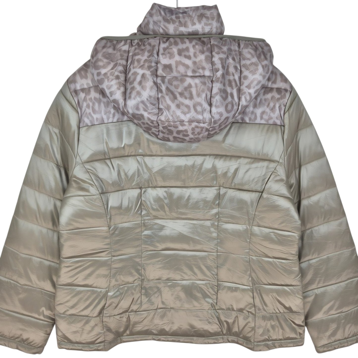 Calvin Klein Womens Gold Padded Jacket Size 2XL