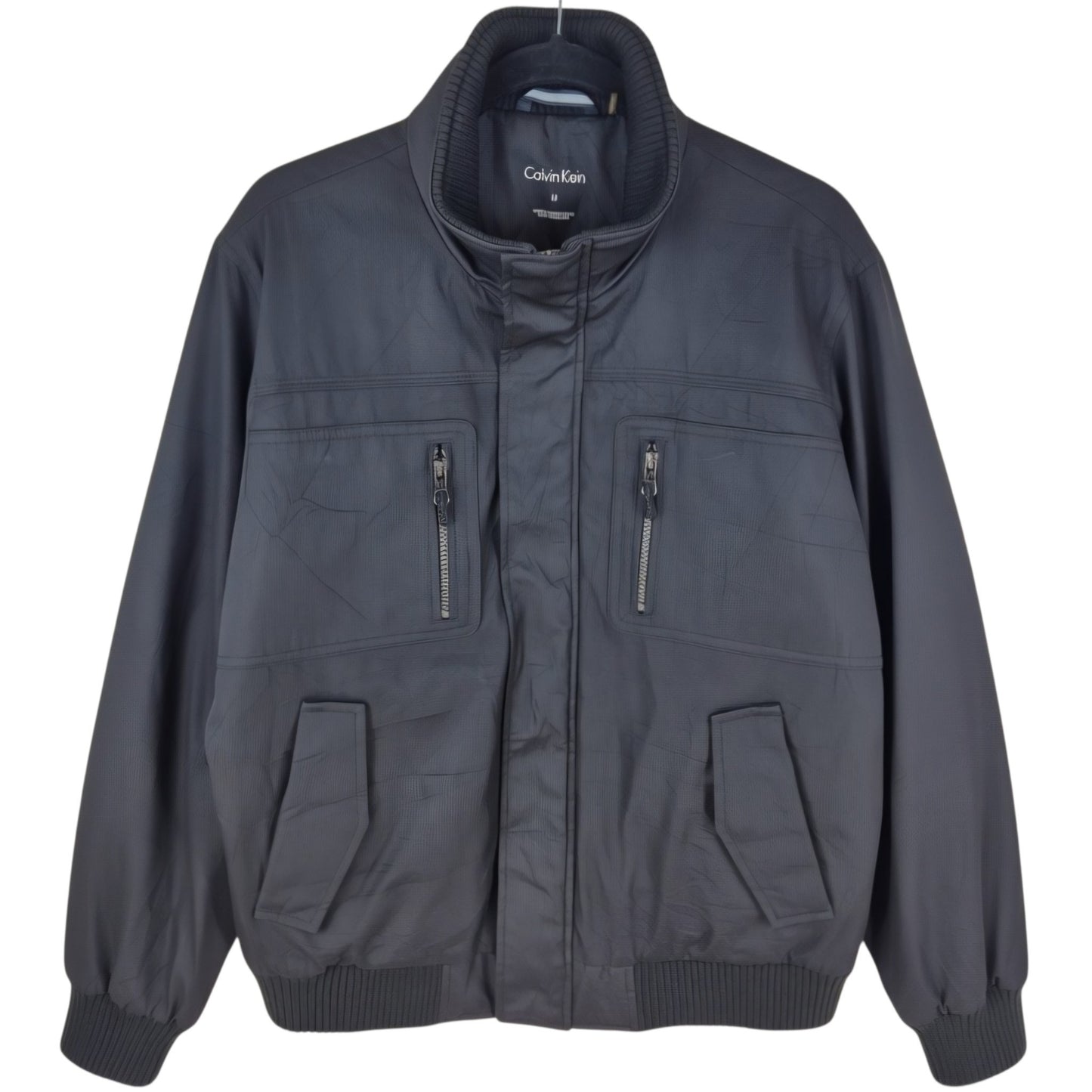 Calvin Klein Black Heavy Quilted Jacket Size M