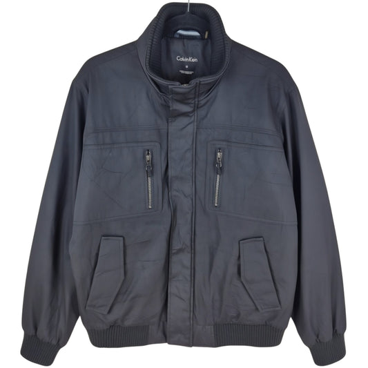Calvin Klein Black Heavy Quilted Jacket Size M
