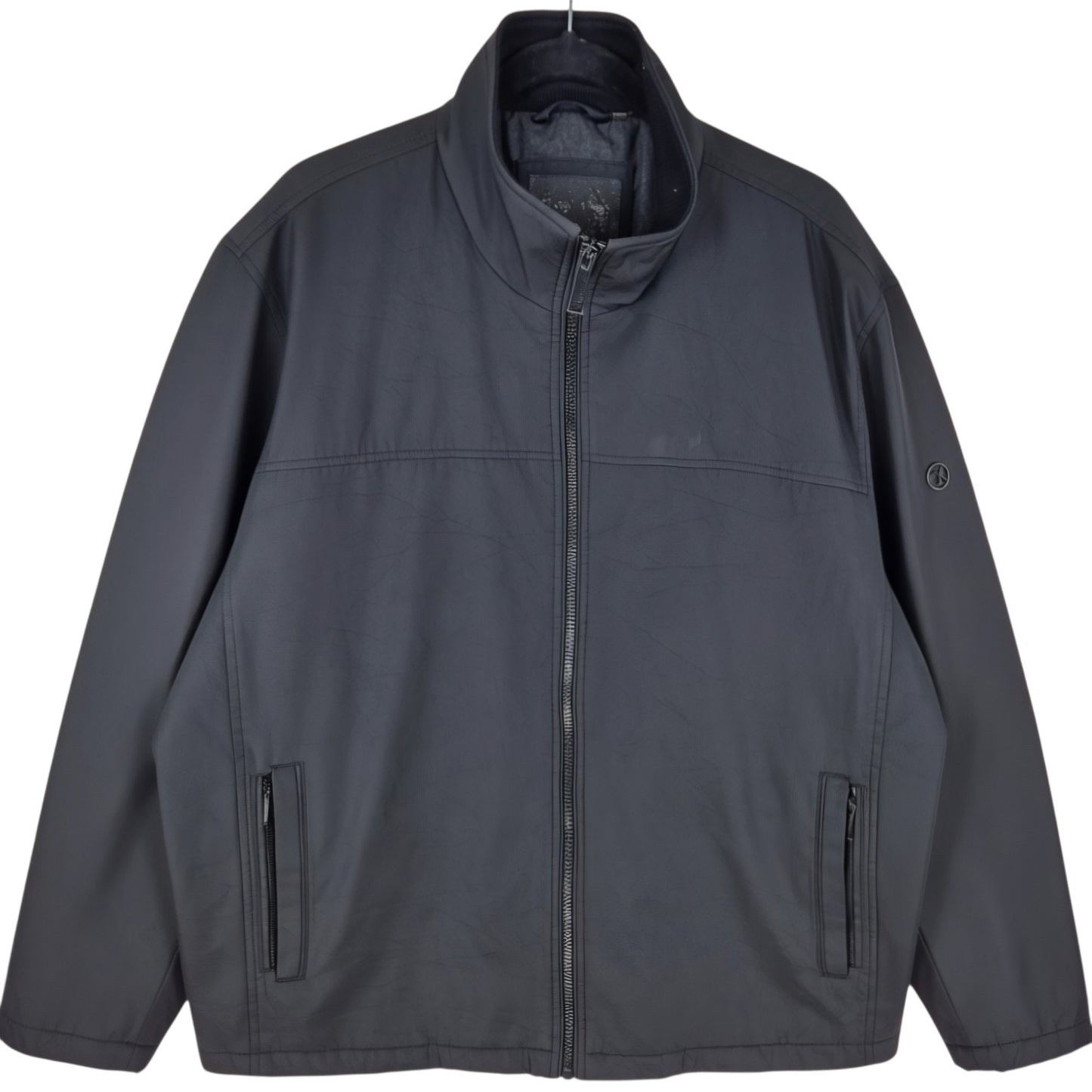 Calvin Klein Black Windbreaker Jacket Size 2XL