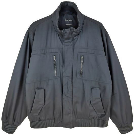 Calvin Klein Dark Grey Heavy Quilted Jacket Size L