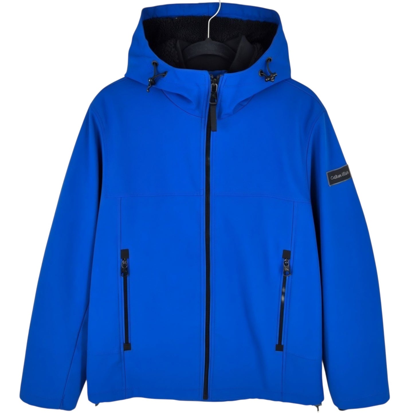 Calvin Klein Blue Heavy Fleece Insulated Jacket Size M