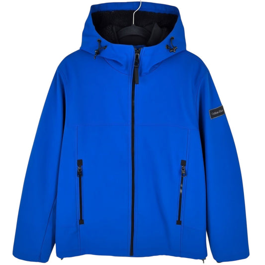 Calvin Klein Blue Heavy Fleece Insulated Jacket Size M
