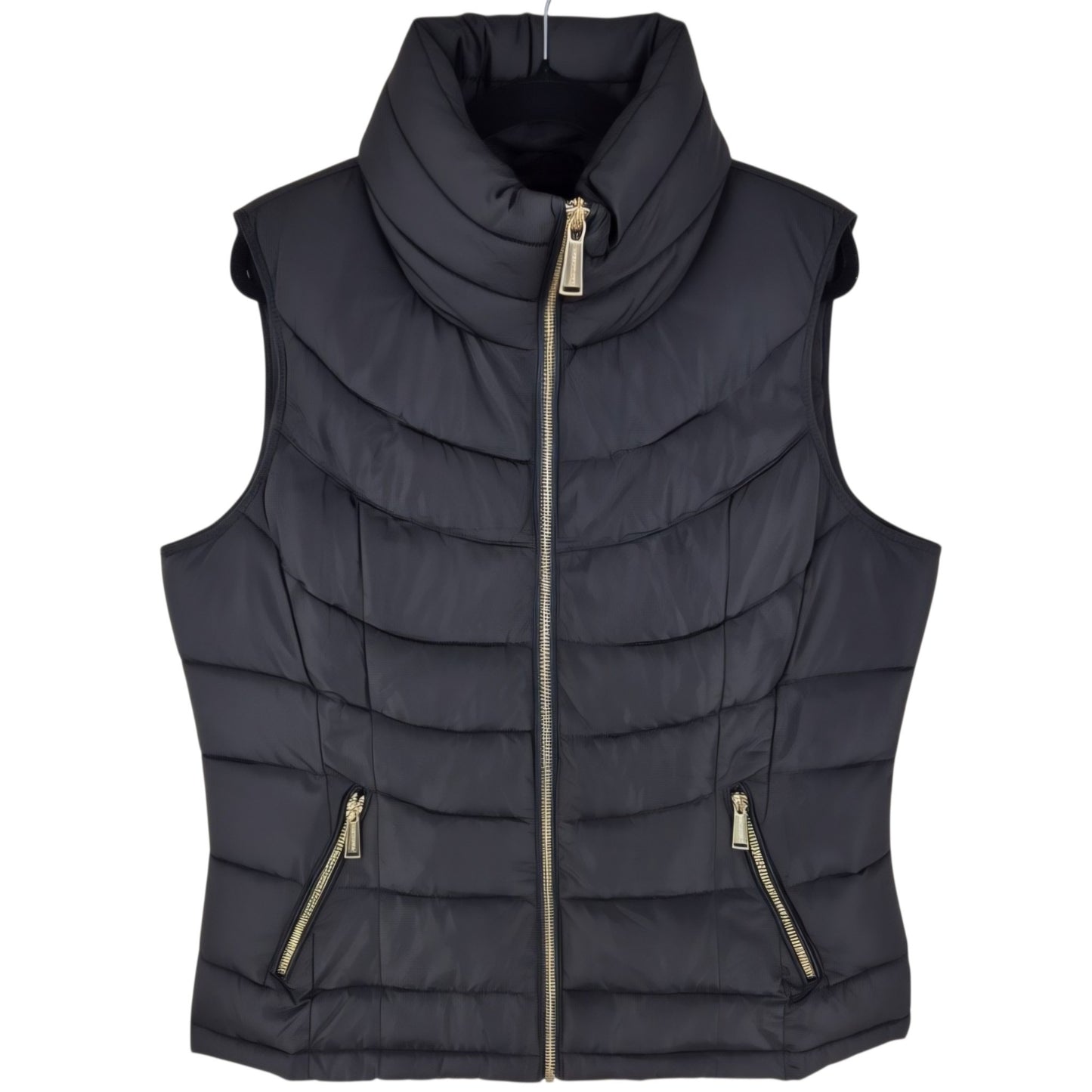 Calvin Klein Womens Black Padded Vest Size L