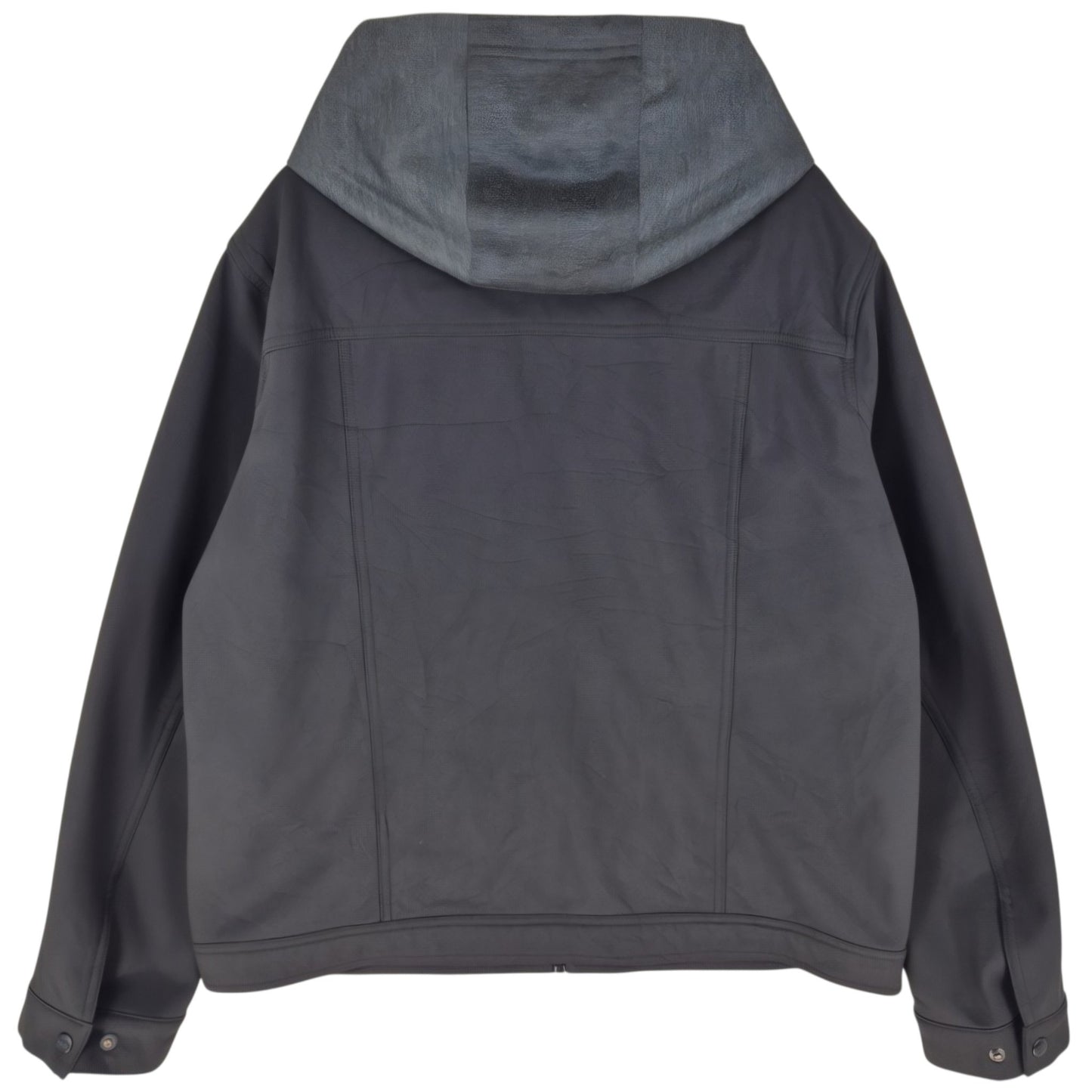 Levis Black Hooded Windbreaker Jacket Size L