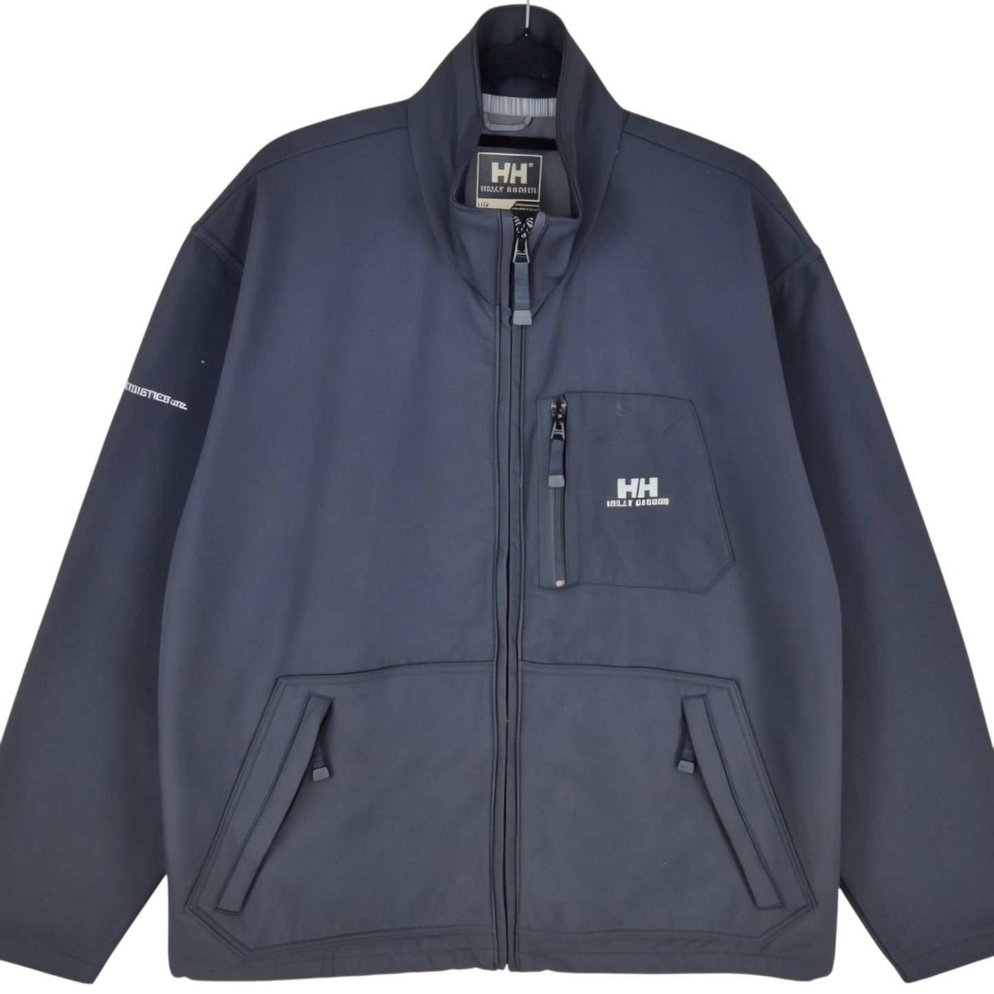 Helly Hasen Black Windbreaker Jacket Size L