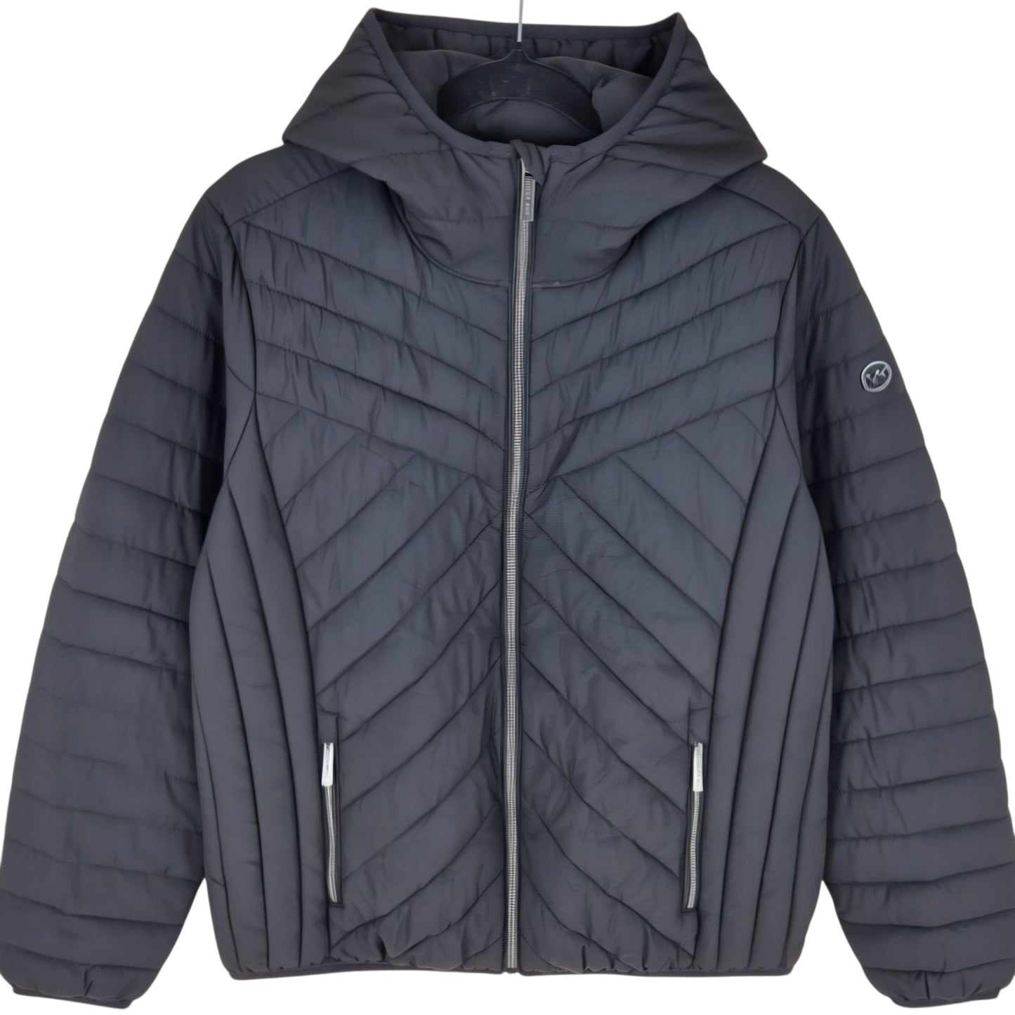 Michael Kors Womens Black Padded Jacket Size M