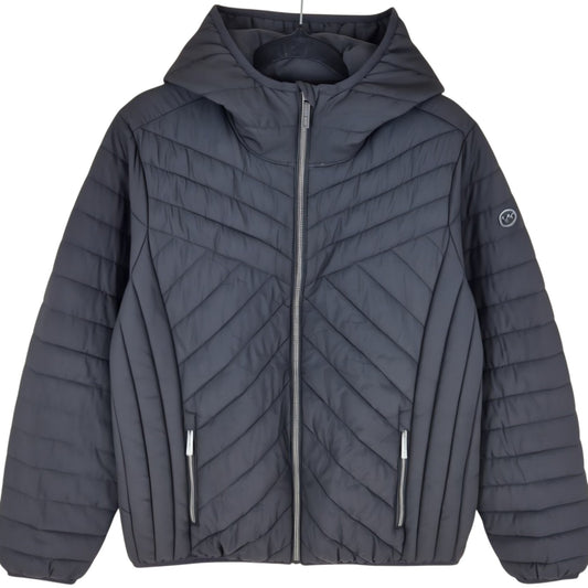 Michael Kors Womens Black Padded Jacket Size M