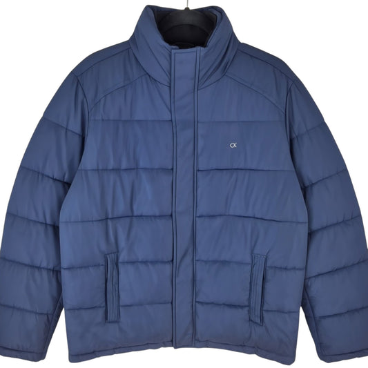 Calvin Klein Dark Blue Puffer Jacket Size L