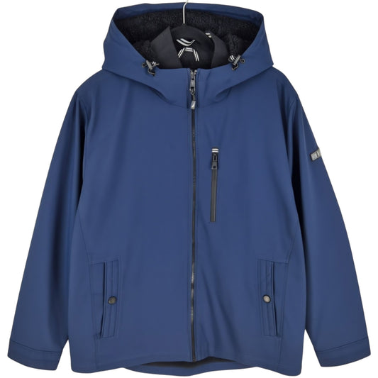 Nautica Dark Blue Fleece Insualted Windbreaker Jacket Size L