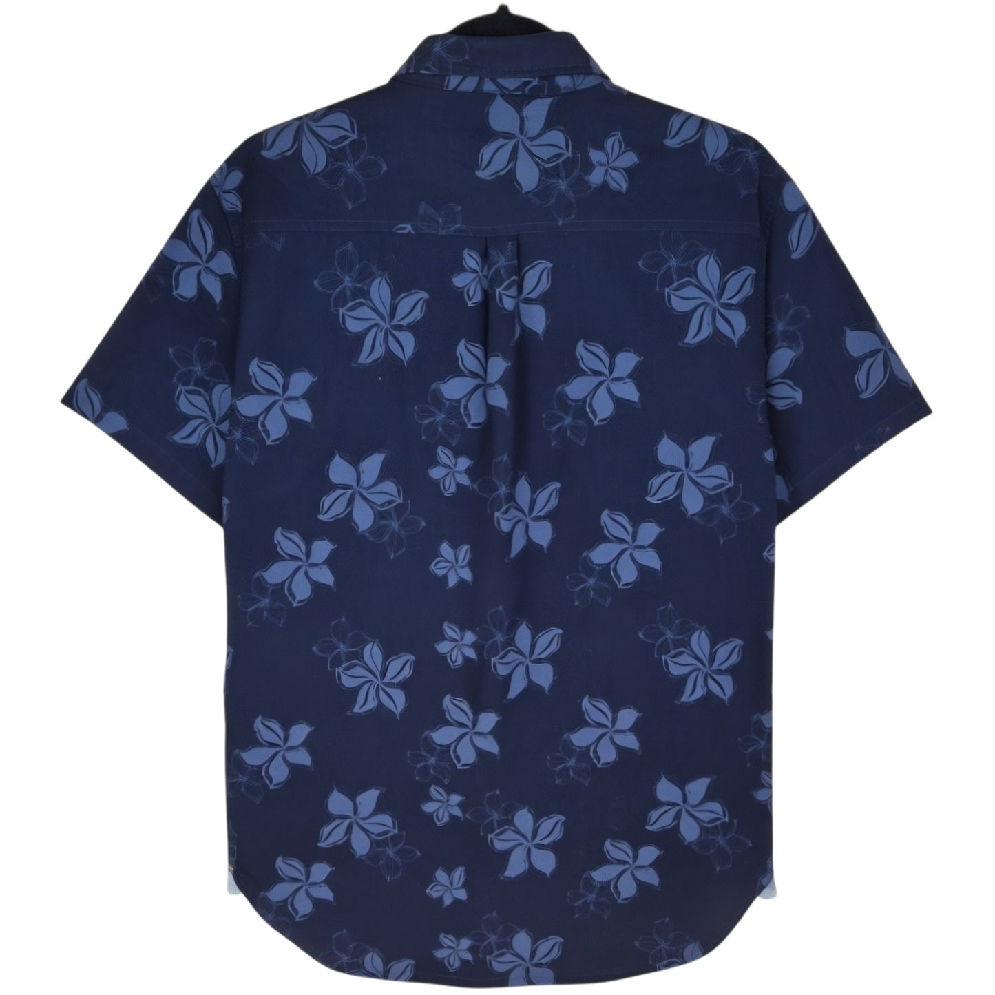 Quiksilver Dark Blue Short Sleeve Button Shirt Size S