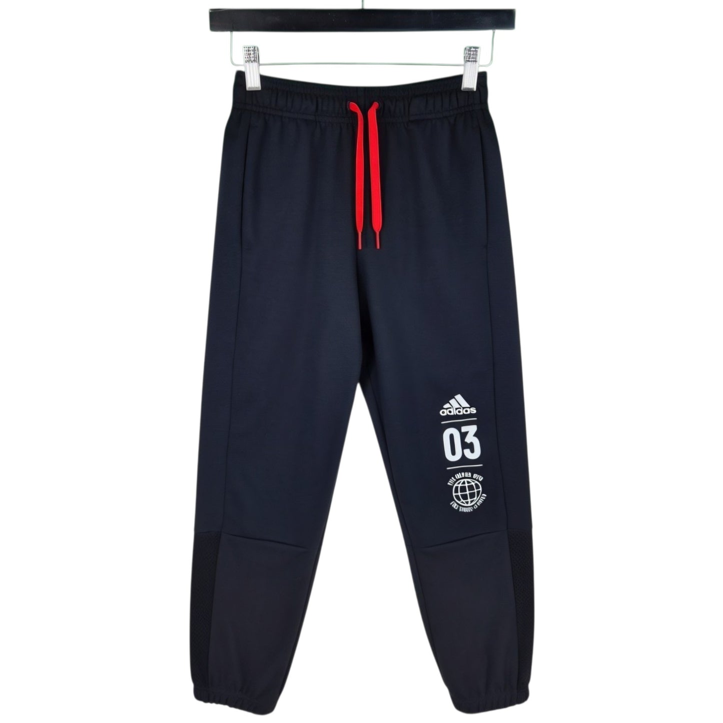 Adidas Black Track Pants Size Juniors 9-10Y