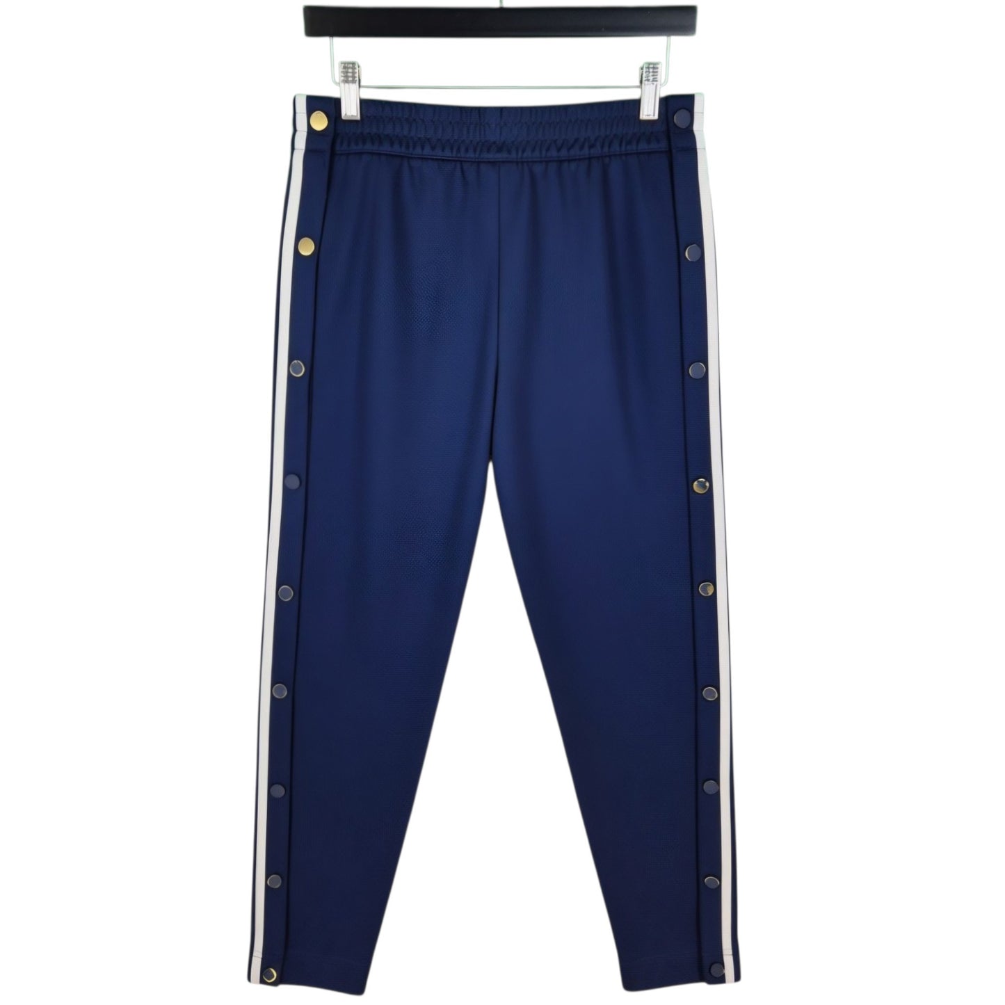Adidas Dark Blue Snap On Track Pants Size M