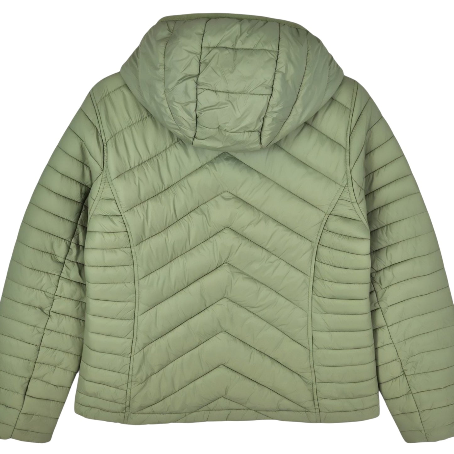 Michael Kors Womens Green Padded Jacket Size M