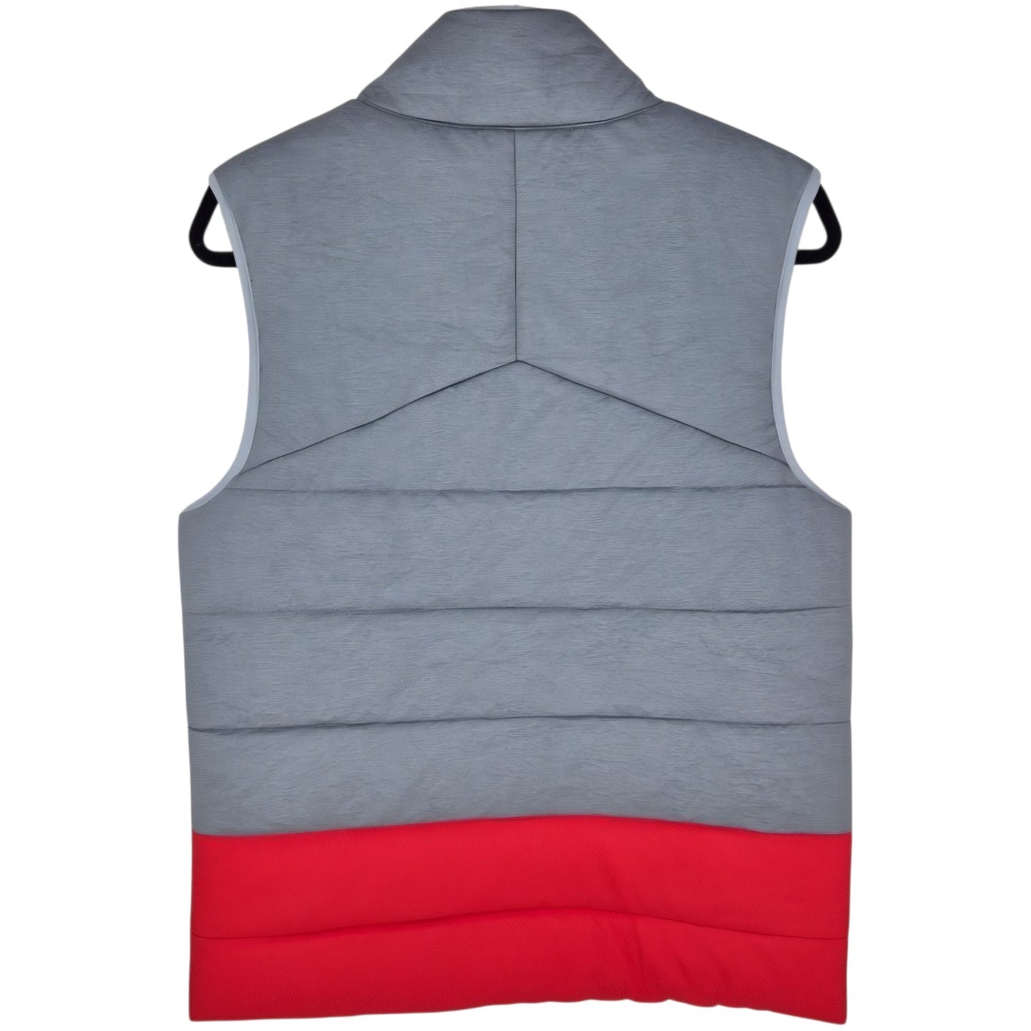 Nike Bowerman Track Club Grey & Red Fleece Padded Vest Size S