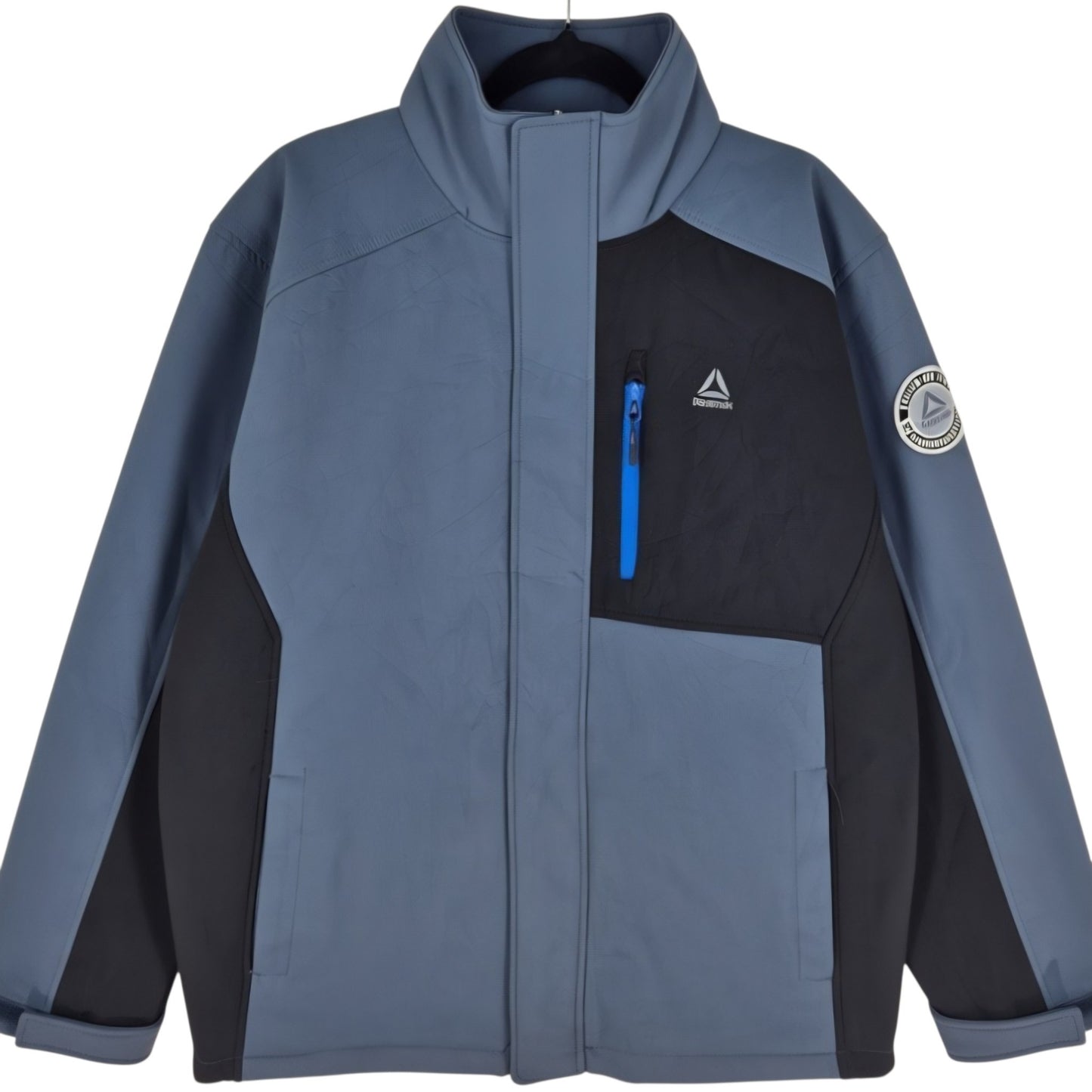 Reebok Grey & Black Windbreaker Jacket Size L