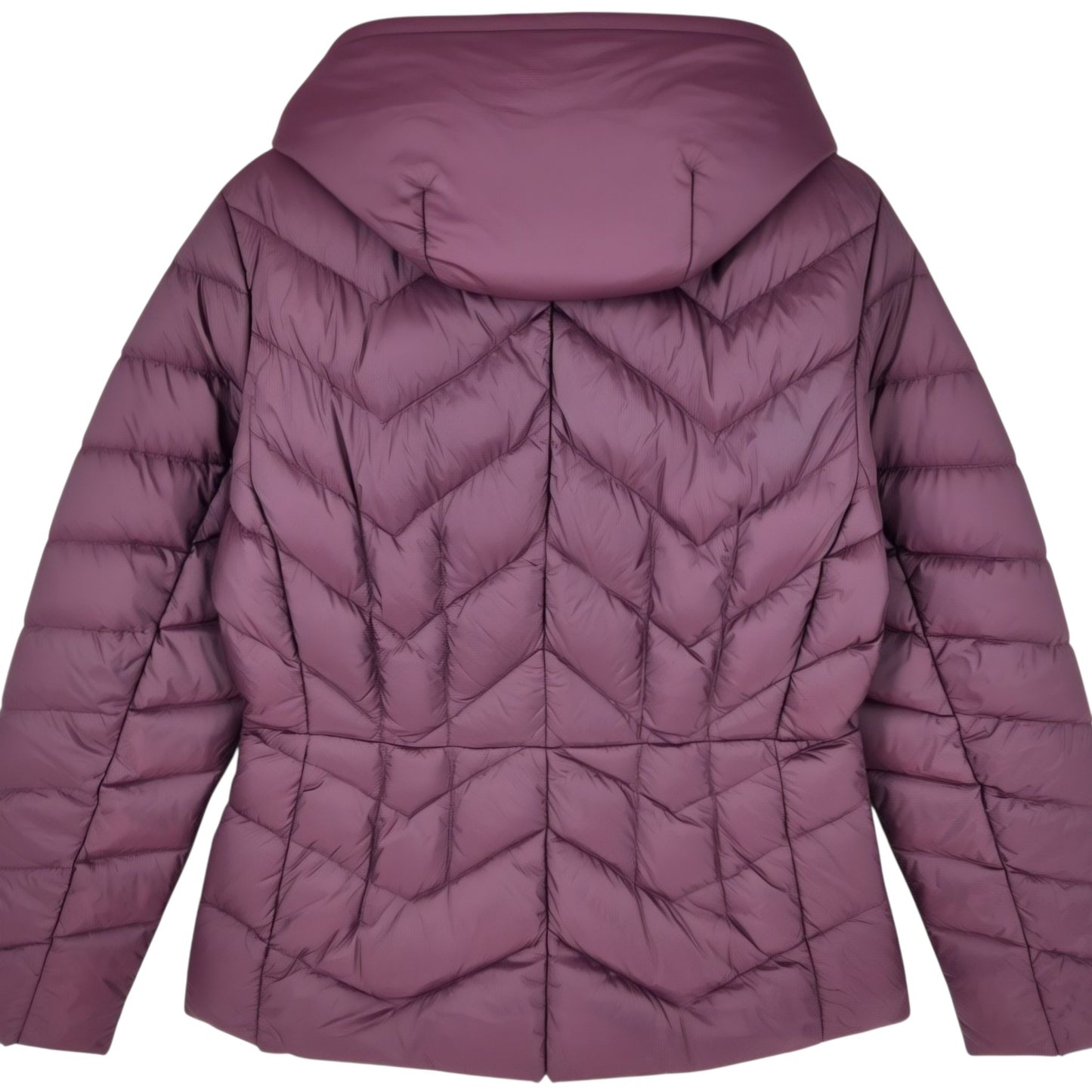 Michael Kors Womens Burgundy Padded Jacket Size M