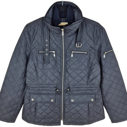 Michael Kors Womens Black Padded Jacket Size M