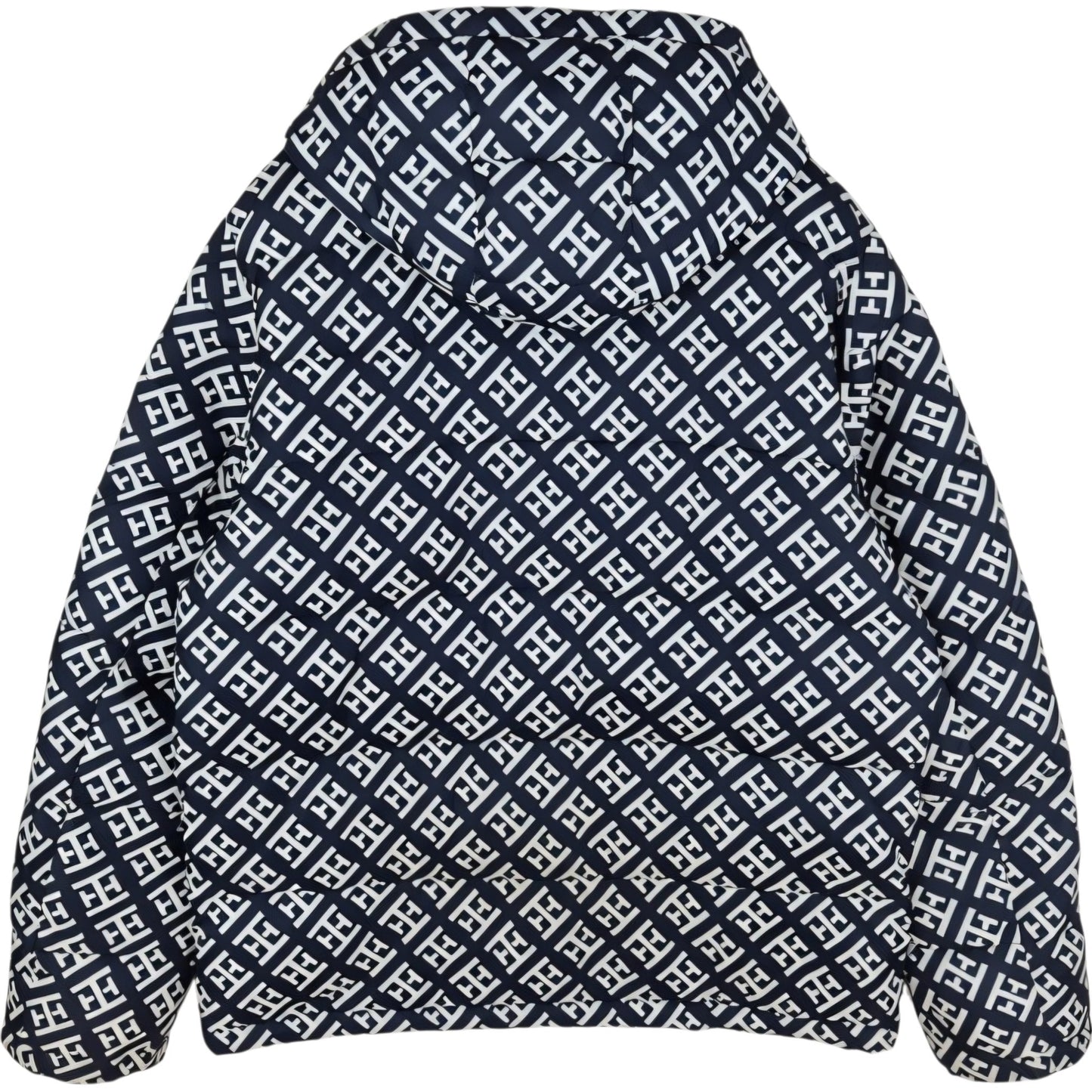 Tommy Hilfiger Dark Blue & White Puffer Jacket Size L