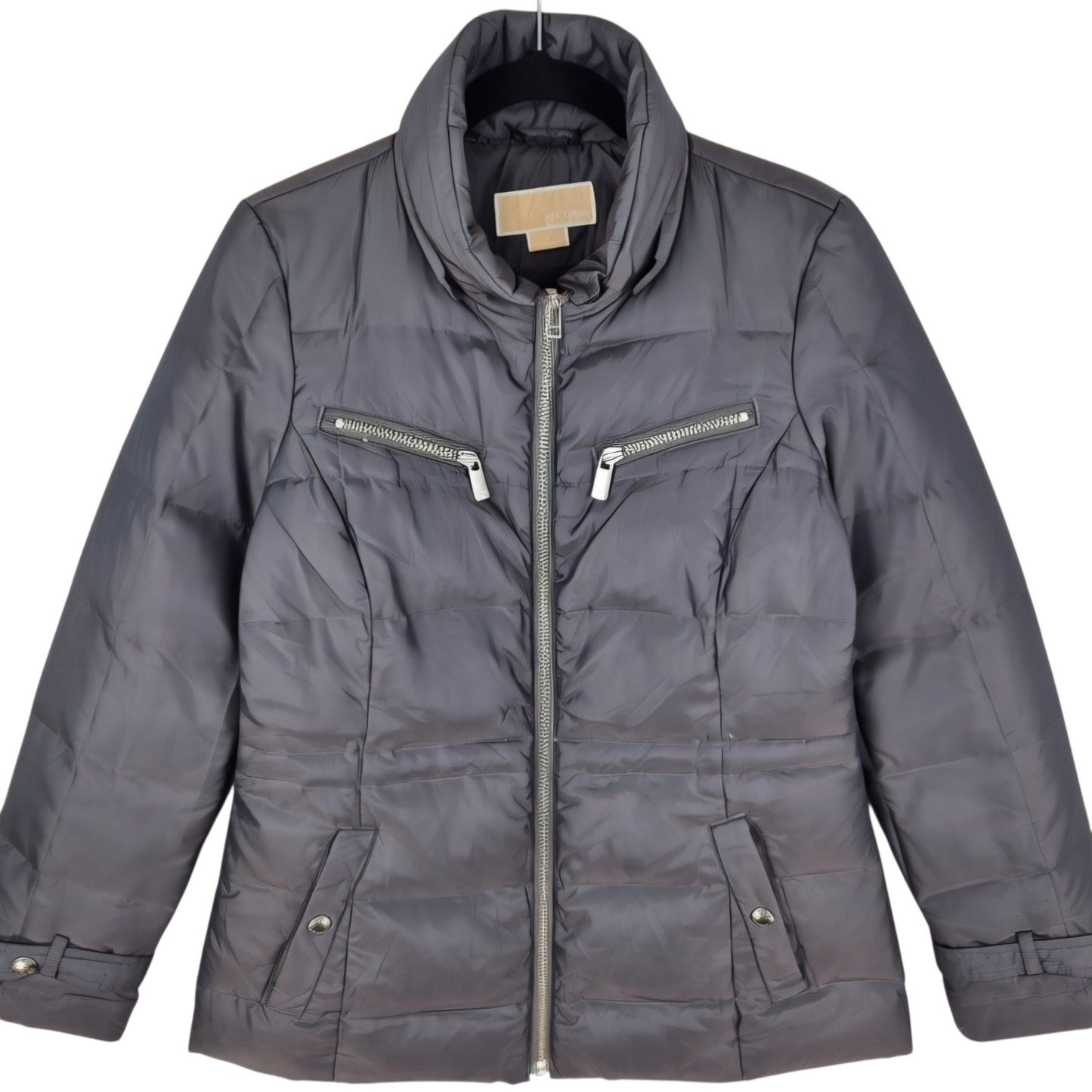 Michael Kors Womens Grey Down Jacket Size S