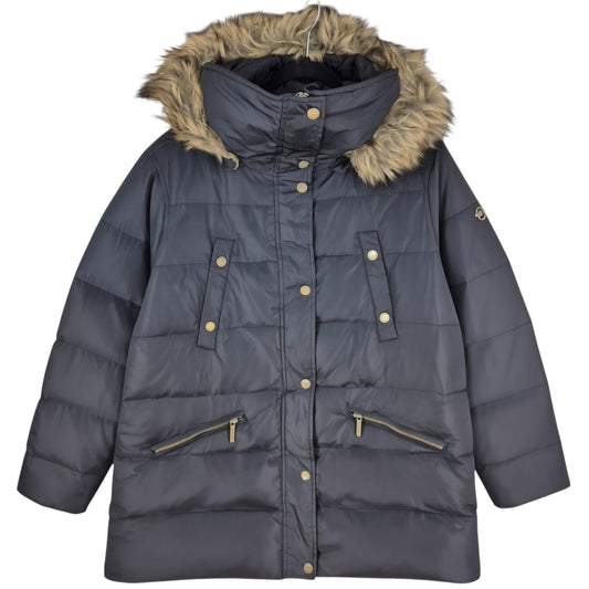 Michael Kors Womens Black Heavy Puffer Jacket Size XL