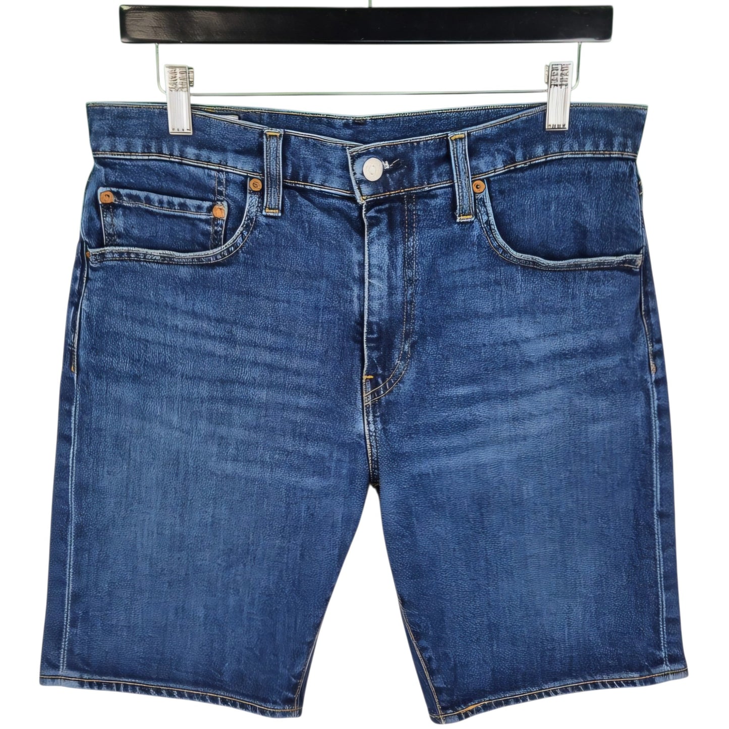 Levis Dark Blue Stretch Denim Shorts W32
