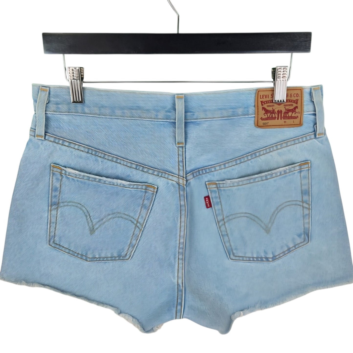 Levis 501 Womens Light Blue Denim Shorts W30