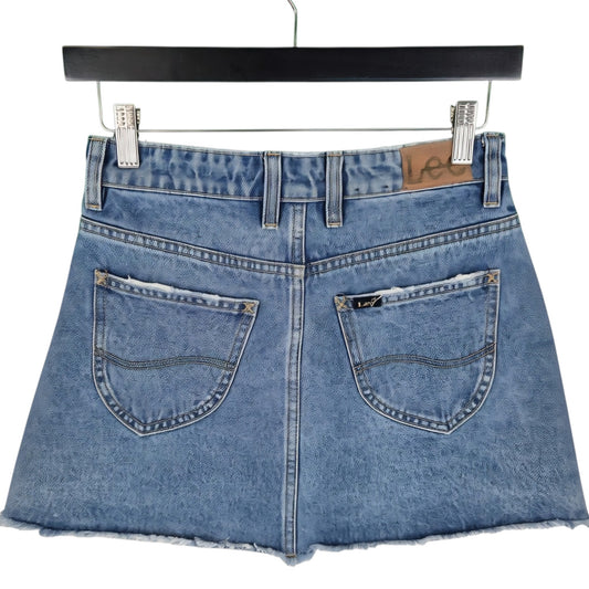 Lee Womens Blue Lola Denim Skirt W26