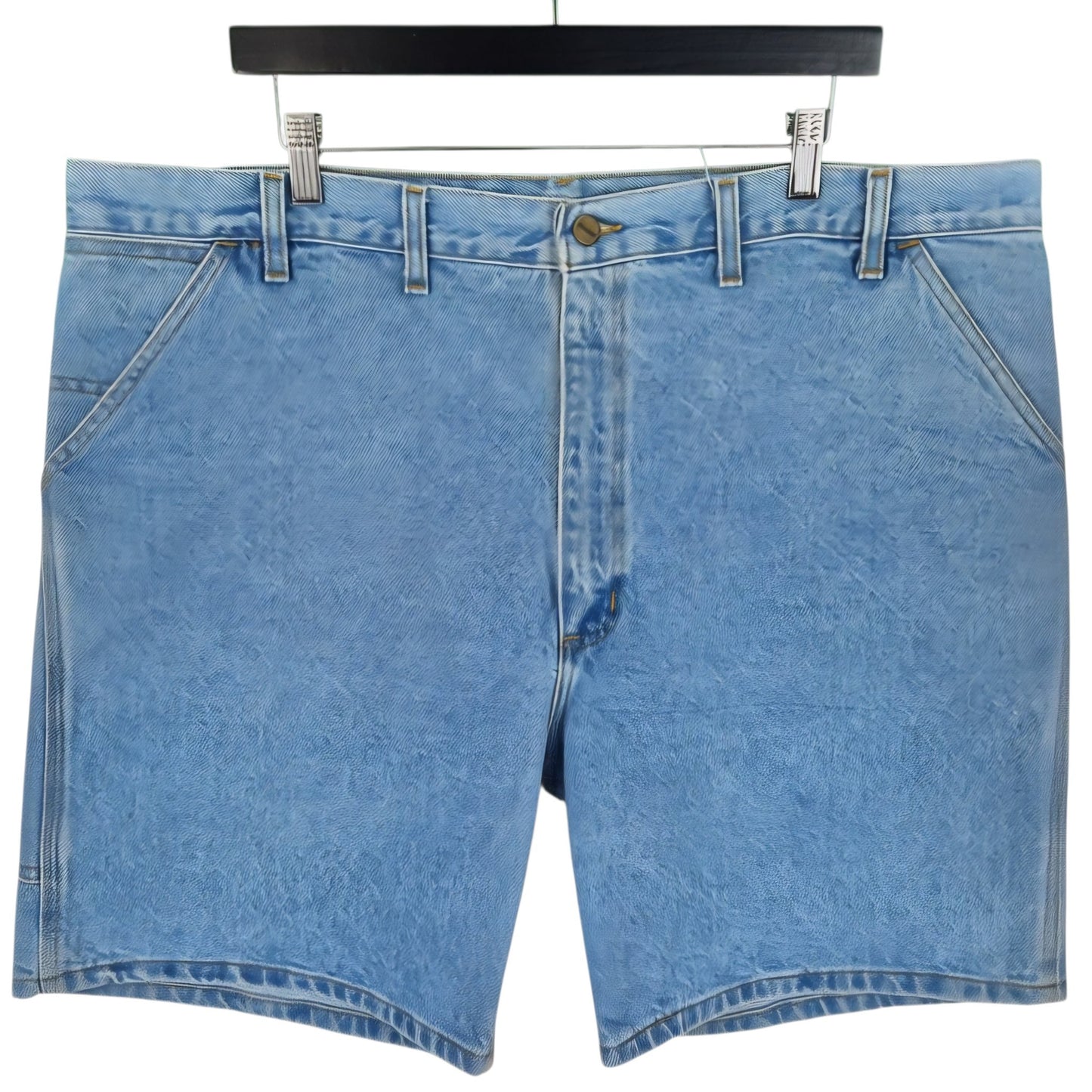 Vintage Carhartt 80's Blue USA Carpenter Denim Shorts W44