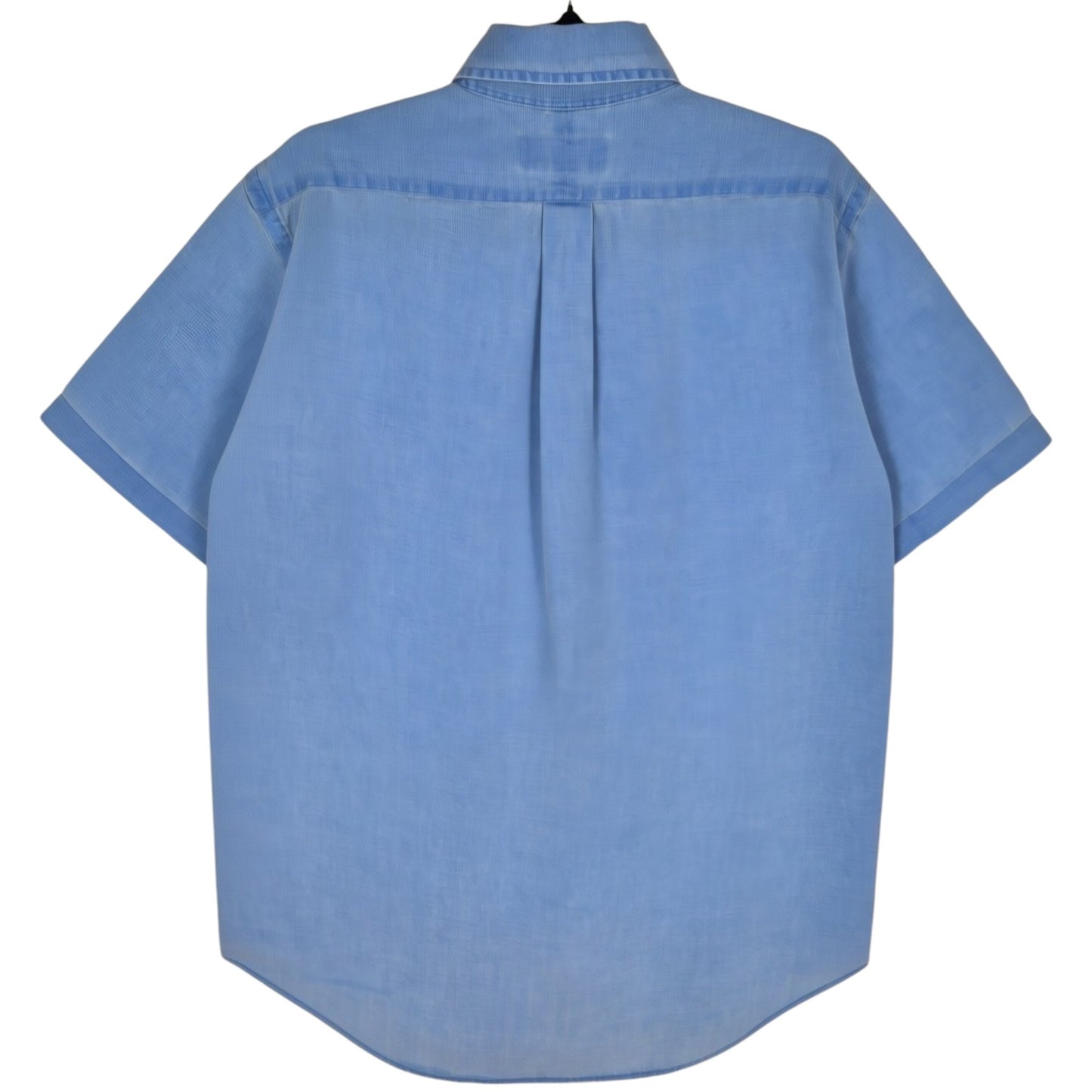 Polo Ralph Lauren Blue Linen Short Sleeve Button Shirt Size S