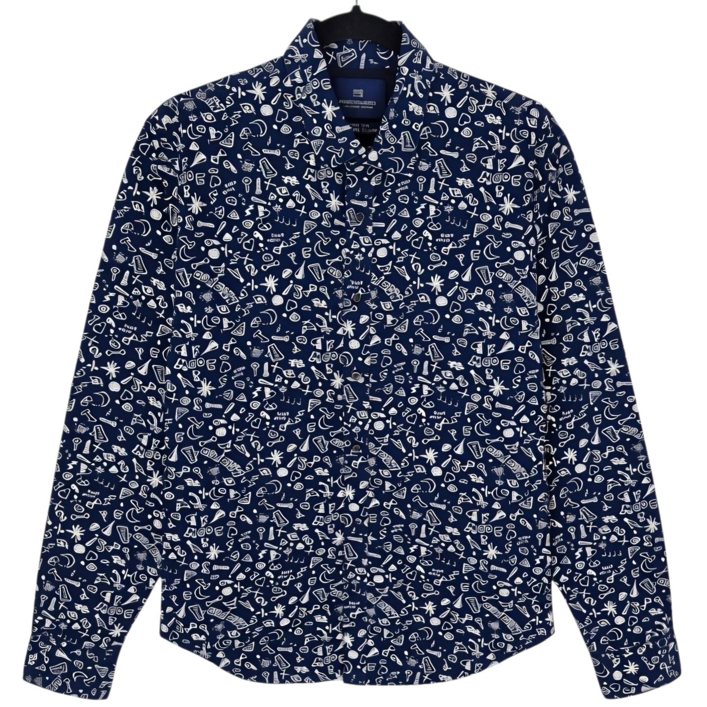 Scotch & Soda Dark Blue Dress Shirt Size M