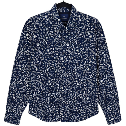 Scotch & Soda Dark Blue Dress Shirt Size M