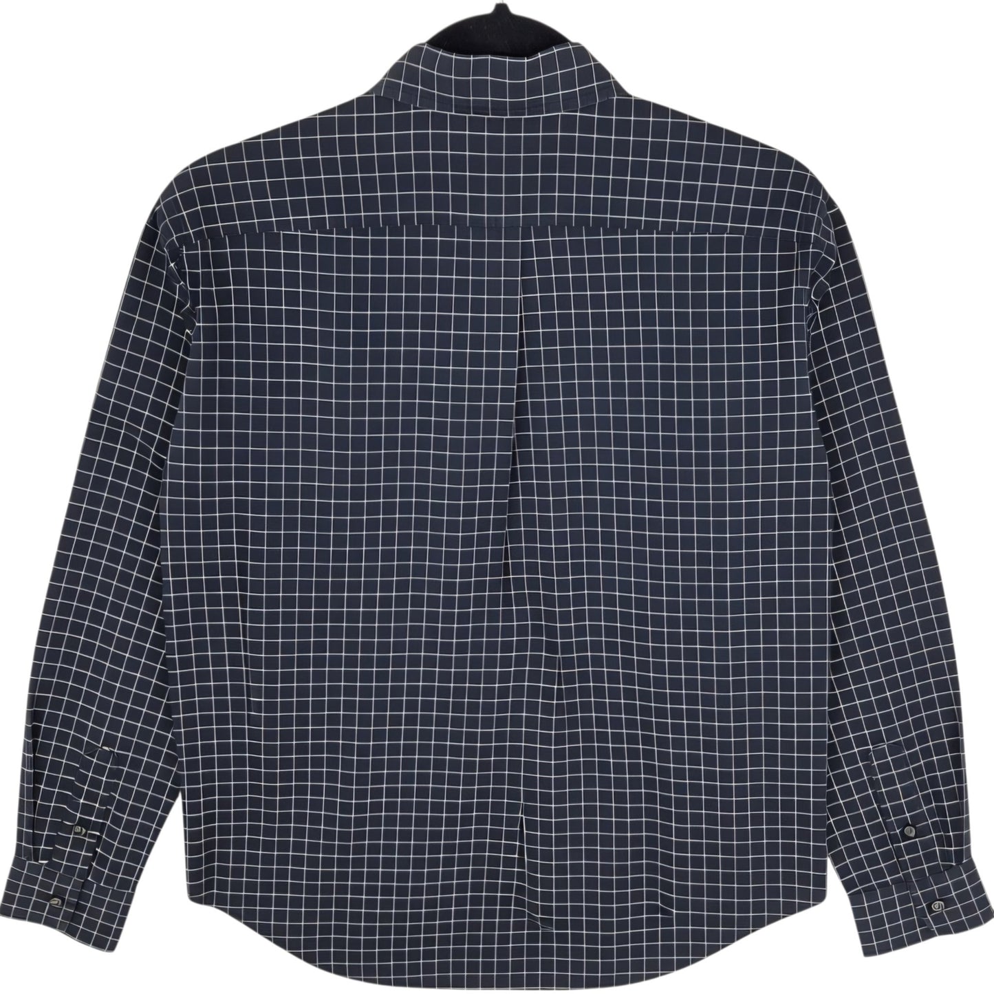 Vintage Ralph Lauren Green Label Womens Black Checkered Dress Shirt Size