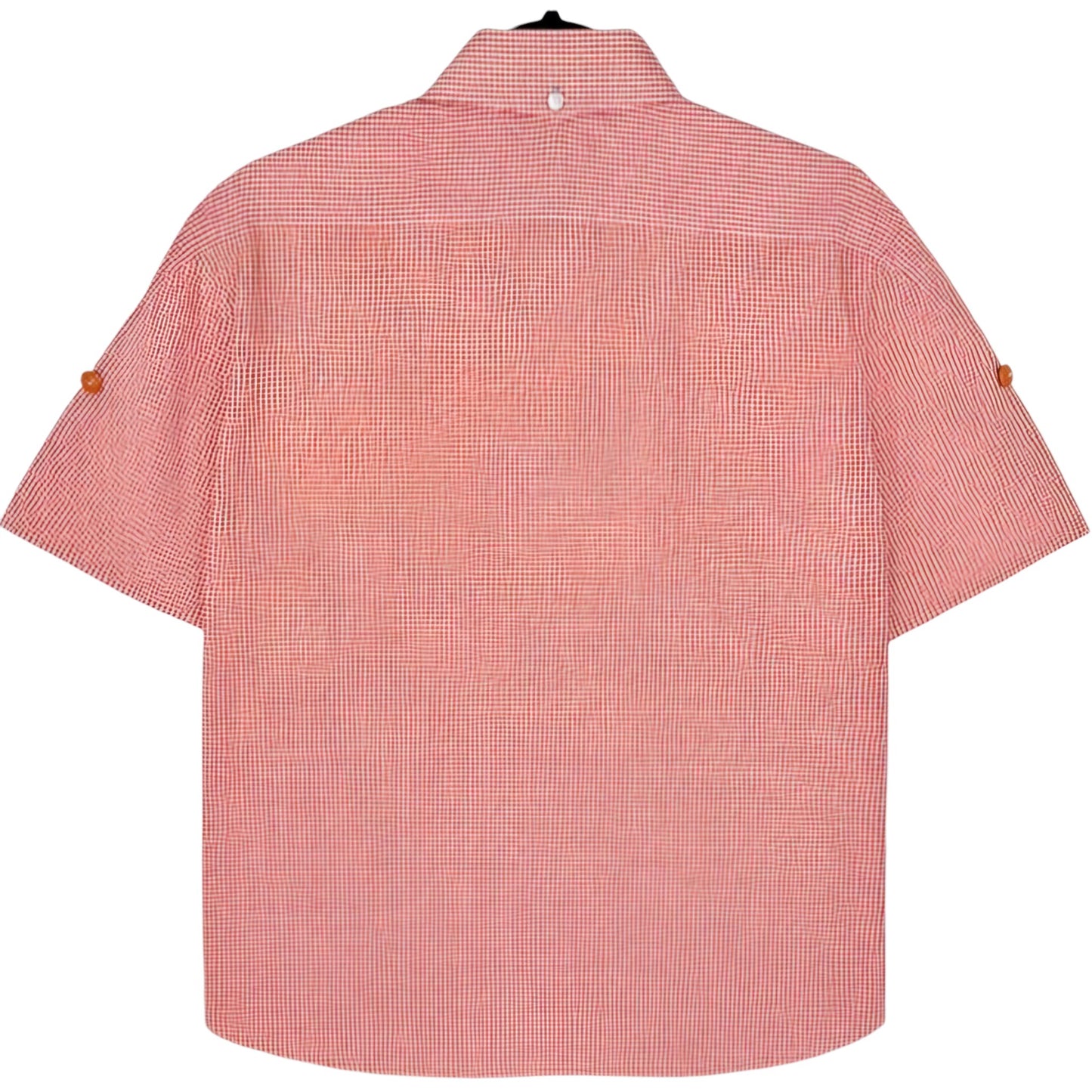 G Star Raw Correctline Red Checkered Short Sleeve Button Shirt Size L