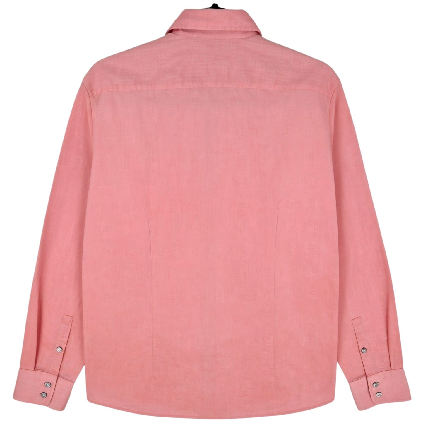 Hugo Boss Peach Pink Regular Fit Dress Shirt Size M